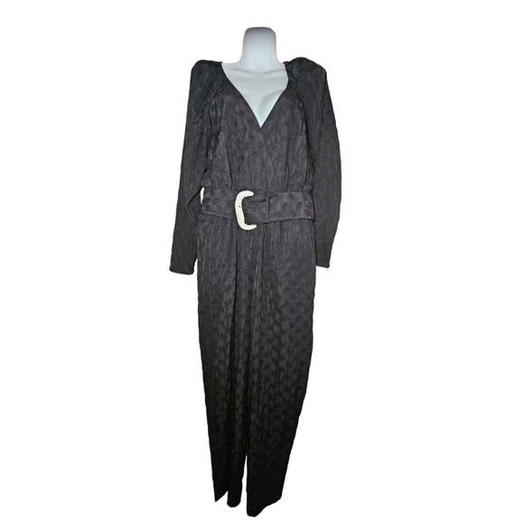 Tanya Taylor Talisa Jumpsuit In Black Size M NWT - Picture 4 of 12